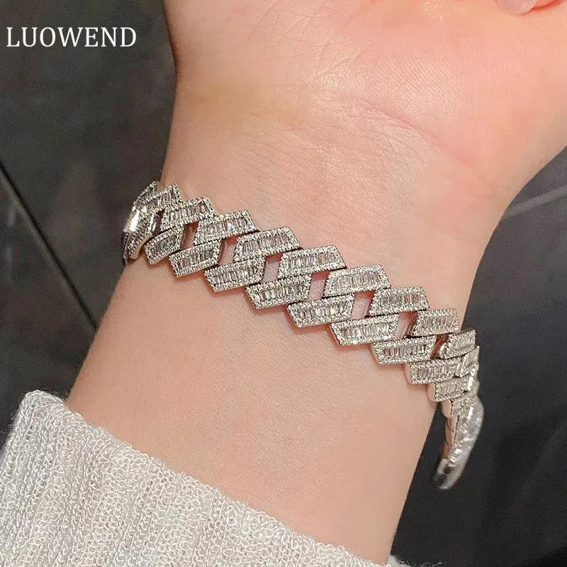 18K White Gold Diamond Bracelet for Women - 6.3 Carat Natural Real Diamonds Luxury Wedding Jewelry - Perfect for Bridal, Anniversary & Special Occasion Gifts
