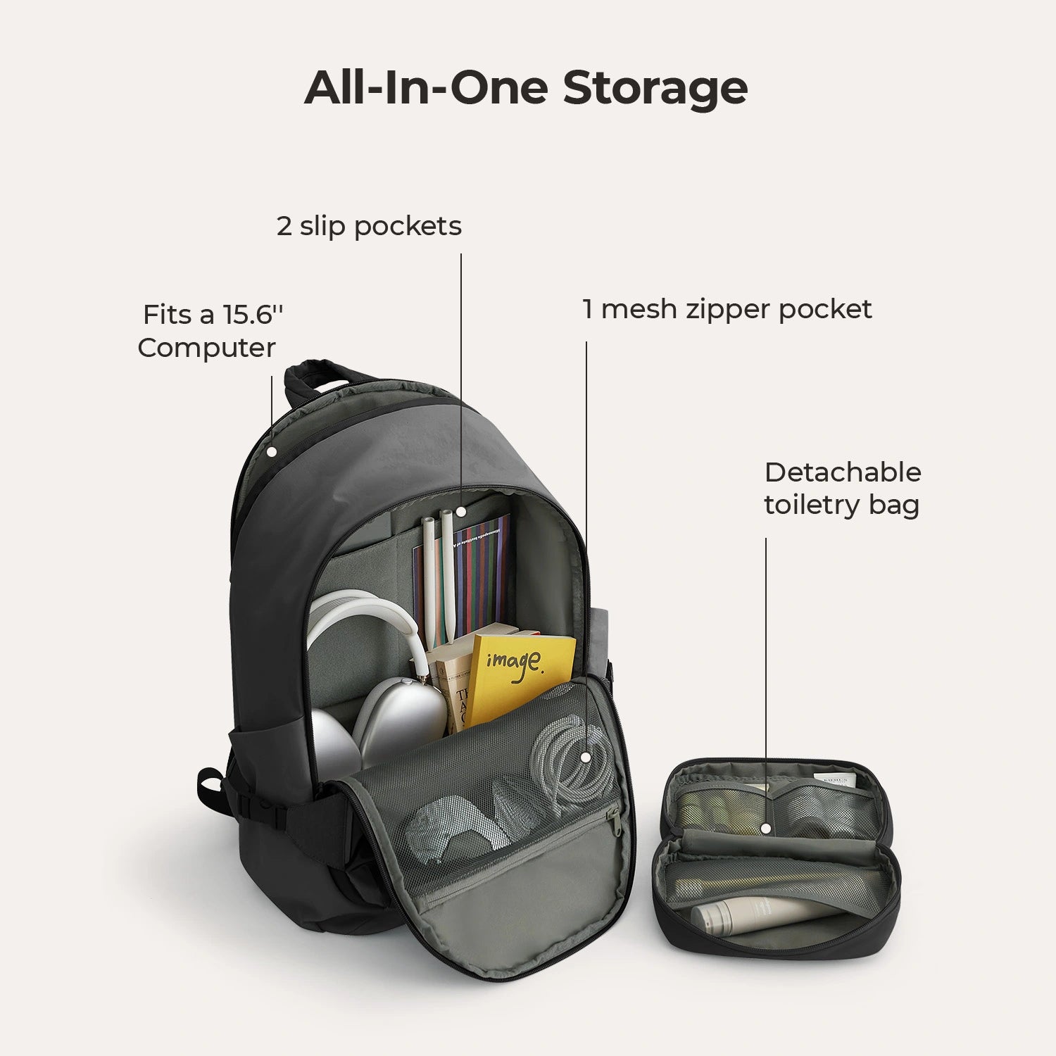 Soar 25L Waterproof Hiking Backpack Set - Lightweight Travel Daypack for Outdoor Adventures, Camping & College Students