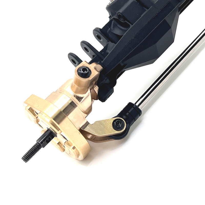MJX Hyper Go H12Y/H12Y+ Upgrade Kit - Brass Front Axle Steering Cup for RC Car - Enhanced Durability & Precision Steering for Off-Road Bashing & Racing