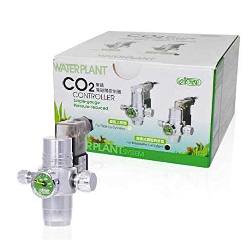 ISTA CO2 Controller Single-Gauge Pressure Regulator for Disposable Cartridges - Perfect for Homebrewing, Aquarium CO2 Systems & Soda Carbonation