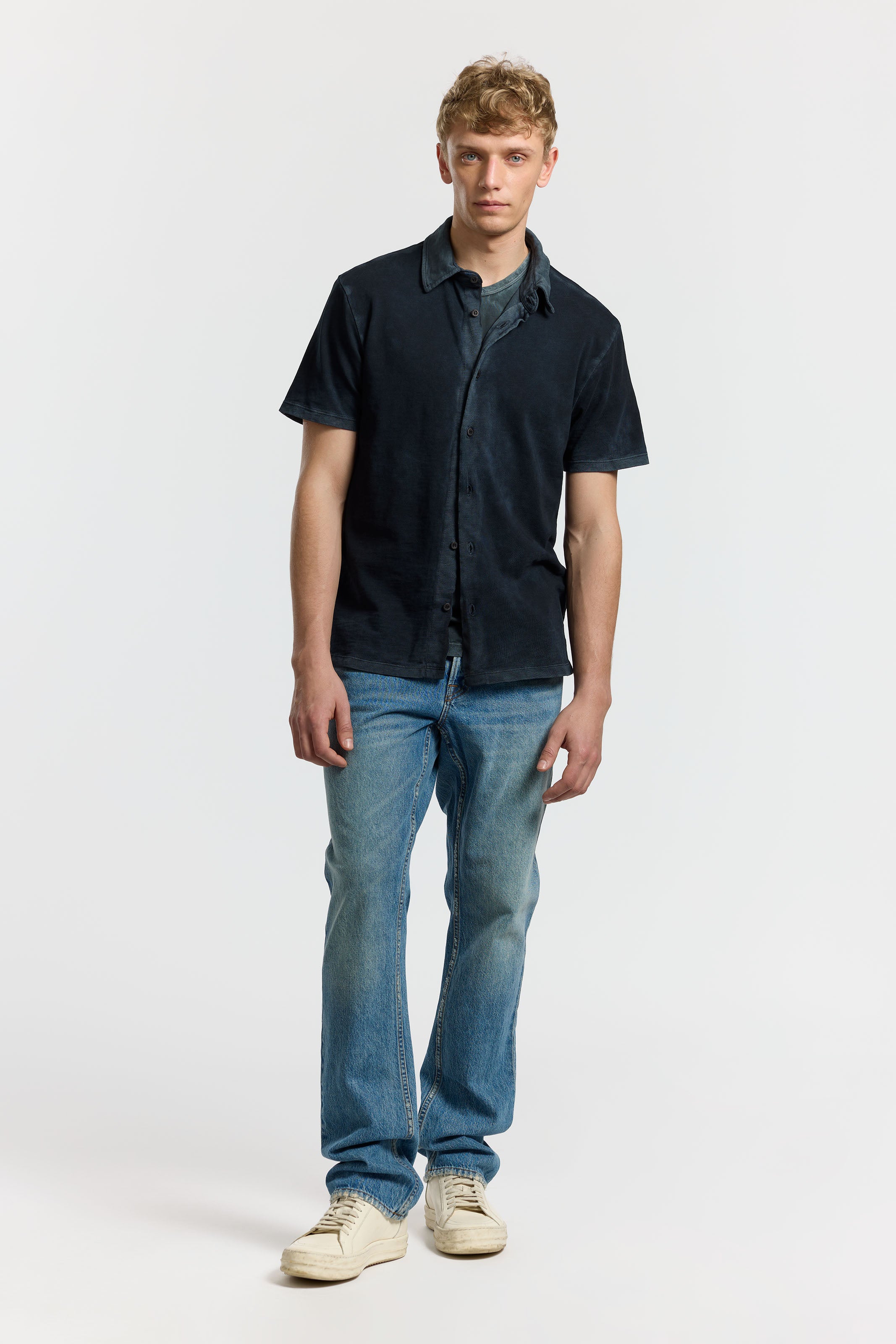 Presley Men's Casual Short Sleeve Button Down Shirt - Breathable Cotton, Slim Fit, Versatile for Work, Travel & Summer Outings