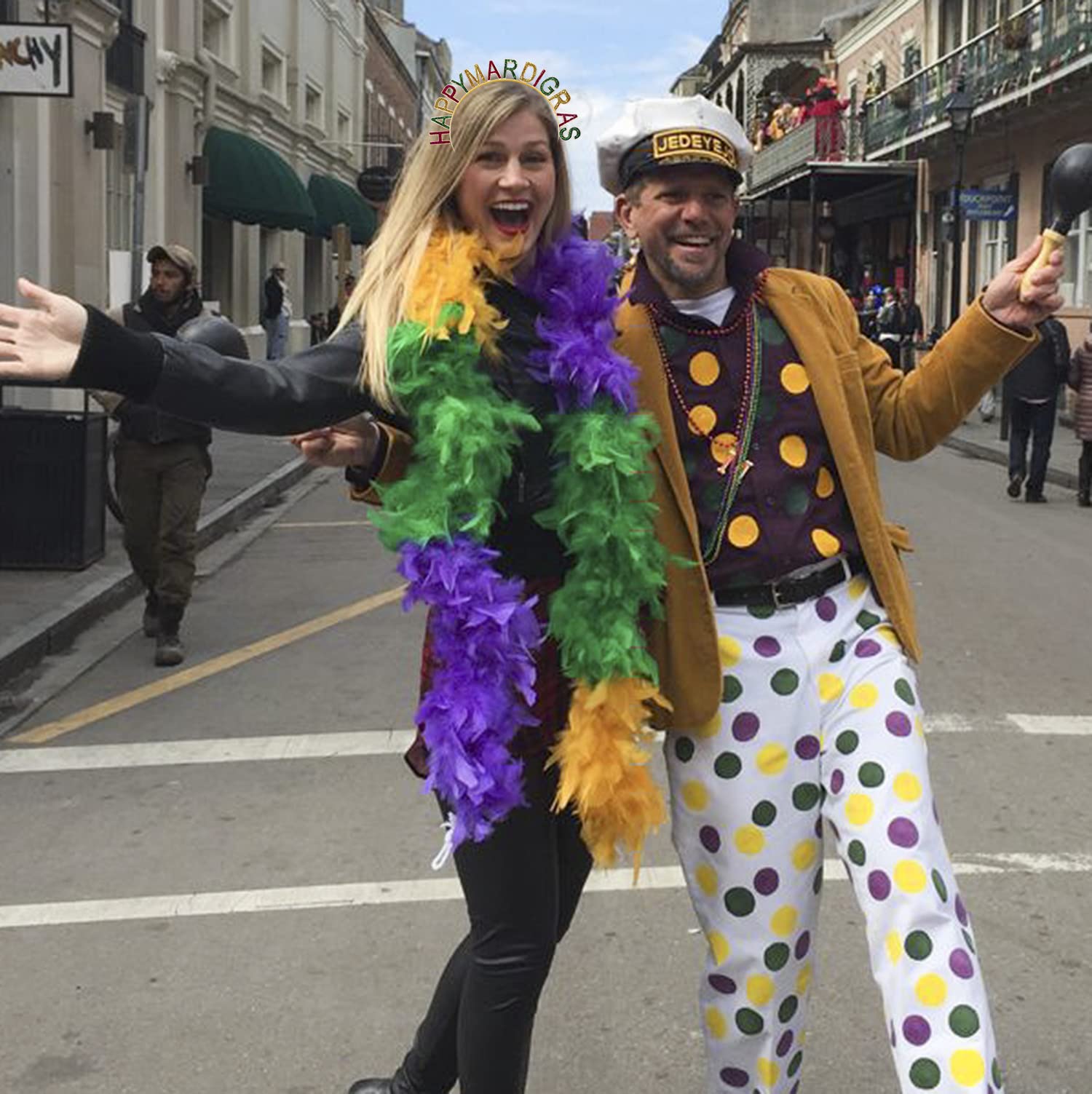 **Sparkly Mardi Gras Headbands with 