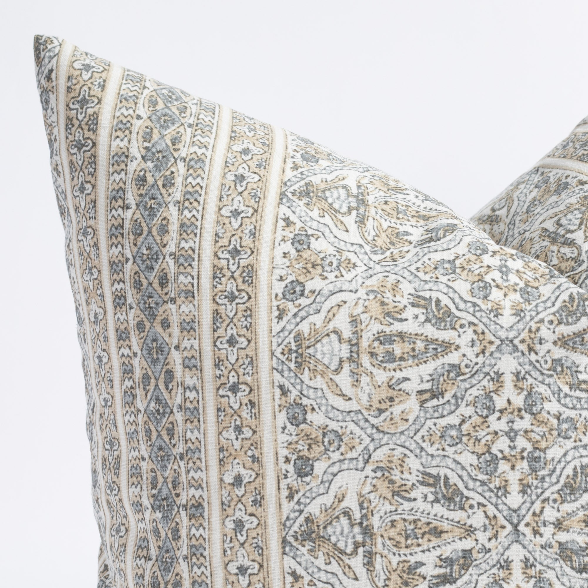 20x20 Linen Pillow Cover - Natural Cotton Decorative Throw Pillow for Sofa, Bed & Home Decor