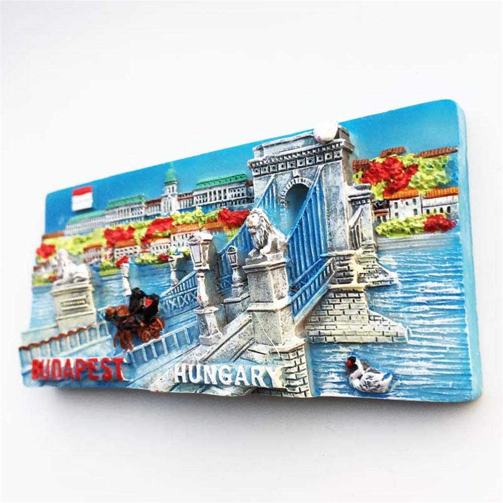 3D Budapest Hungary Fridge Magnet - Unique Travel Souvenir & Gift Collection for Home Decor, Office, or Travel Memories