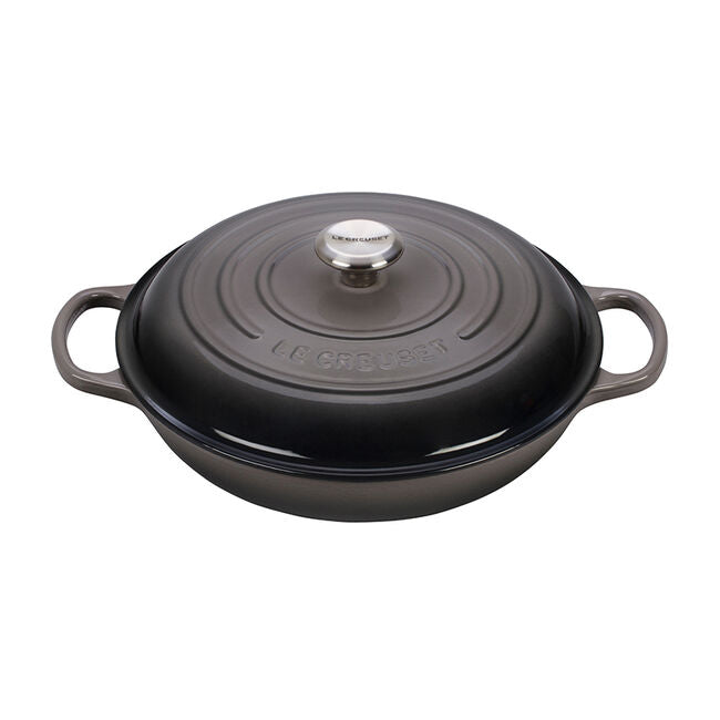 Le Creuset 3.5 Quart Enameled Cast Iron Braiser with Lid - Perfect for Searing, Braising & Slow Cooking | Oven & Stovetop Safe | Ideal for Family Dinners & Entertaining