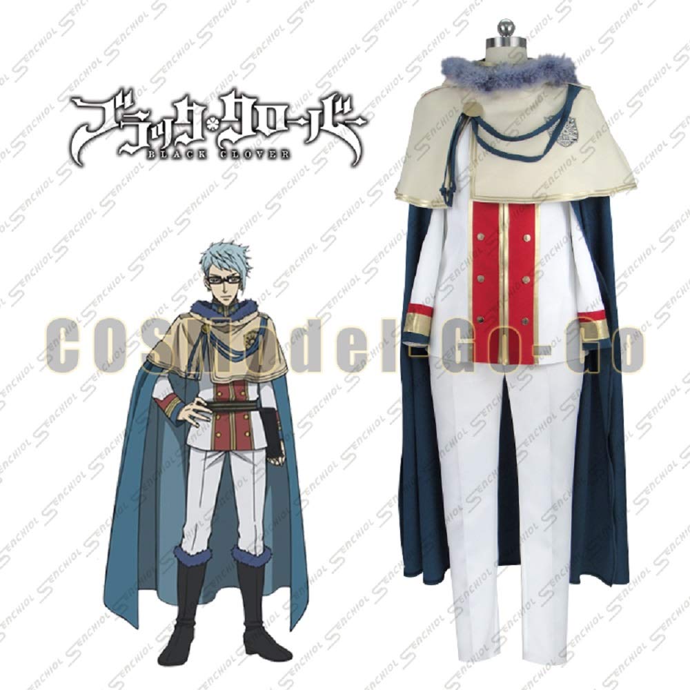 Black Clover Klaus Lunette Cosplay Costume - Premium Anime Outfit for Halloween, Conventions & Cosplay Events | Complete Set with Accessories