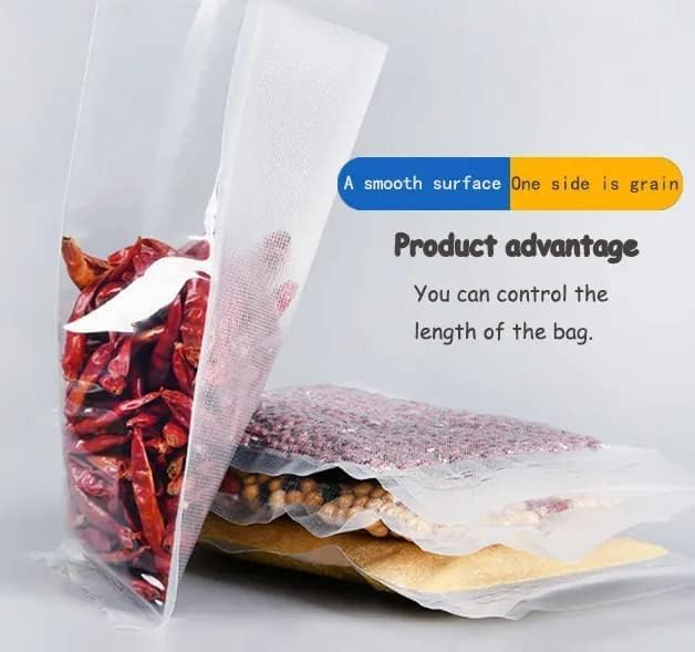 Premium Vacuum Sealer Bags for Food Storage - 2 Pack (8x50 & 11x50) | BPA Free Heavy Duty Vacuum Seal Bags | Compatible with FoodSaver, Seal-a-Meal & Most Vacuum Sealers | Perfect for Freezing, Sous Vide & Long-Term Food Preservation