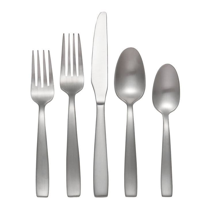 Everdine 20-Piece Stainless Steel Flatware Set - Knives, Forks & Spoons for 4 - Elegant Dining Silverware for Home, Restaurant & Wedding - Dishwasher Safe Cutlery Set