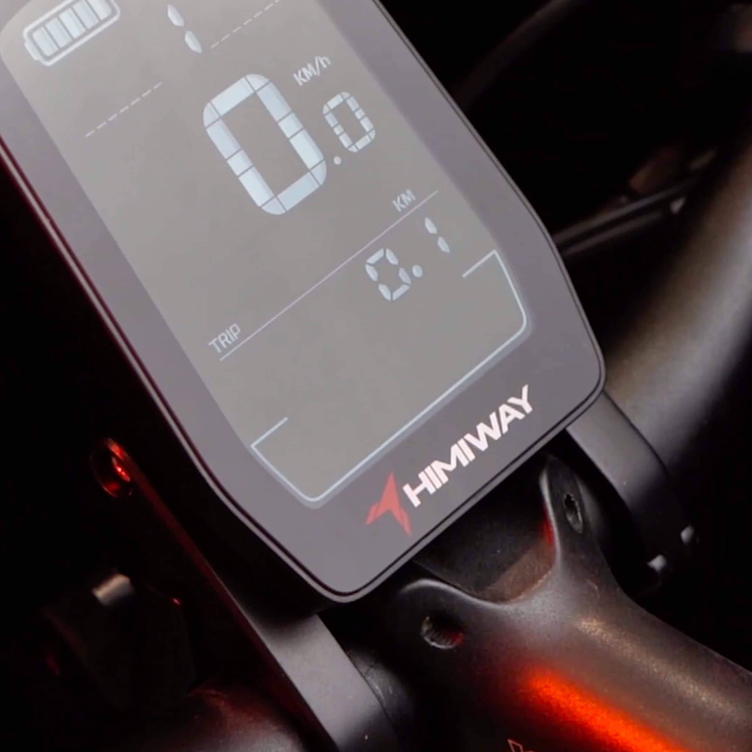 Himiway E-Bike LCD Display - Waterproof Bike Computer with GPS for Cycling & Electric Scooters - Compatible with Zebra, Zebra Step Thru, Cobra Models - Perfect for Commuting, Trail Riding & Outdoor Adventures