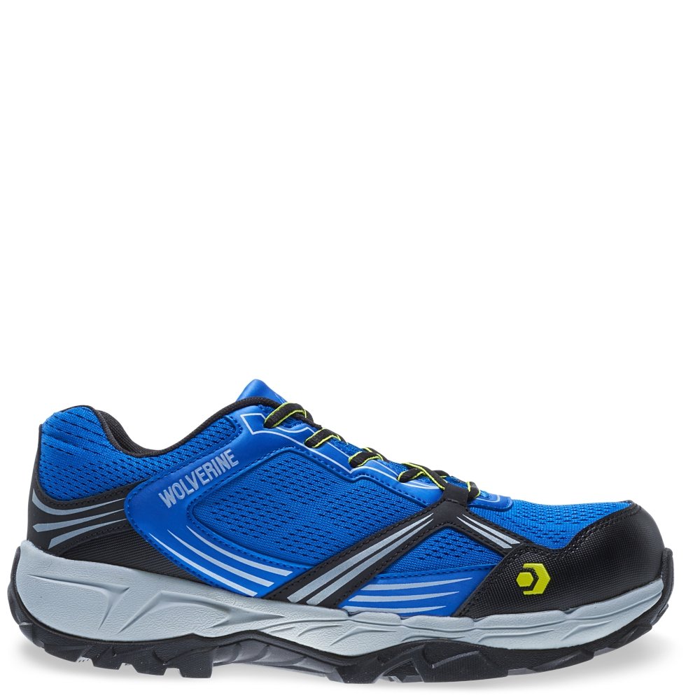 WOLVERINE Men's Rush ESD Comp Toe Hiker Work Boot - Electrical Hazard Safety Shoes for Construction & Industrial Workers - Perfect for Outdoor Work, Hiking, and Heavy Duty Job Sites