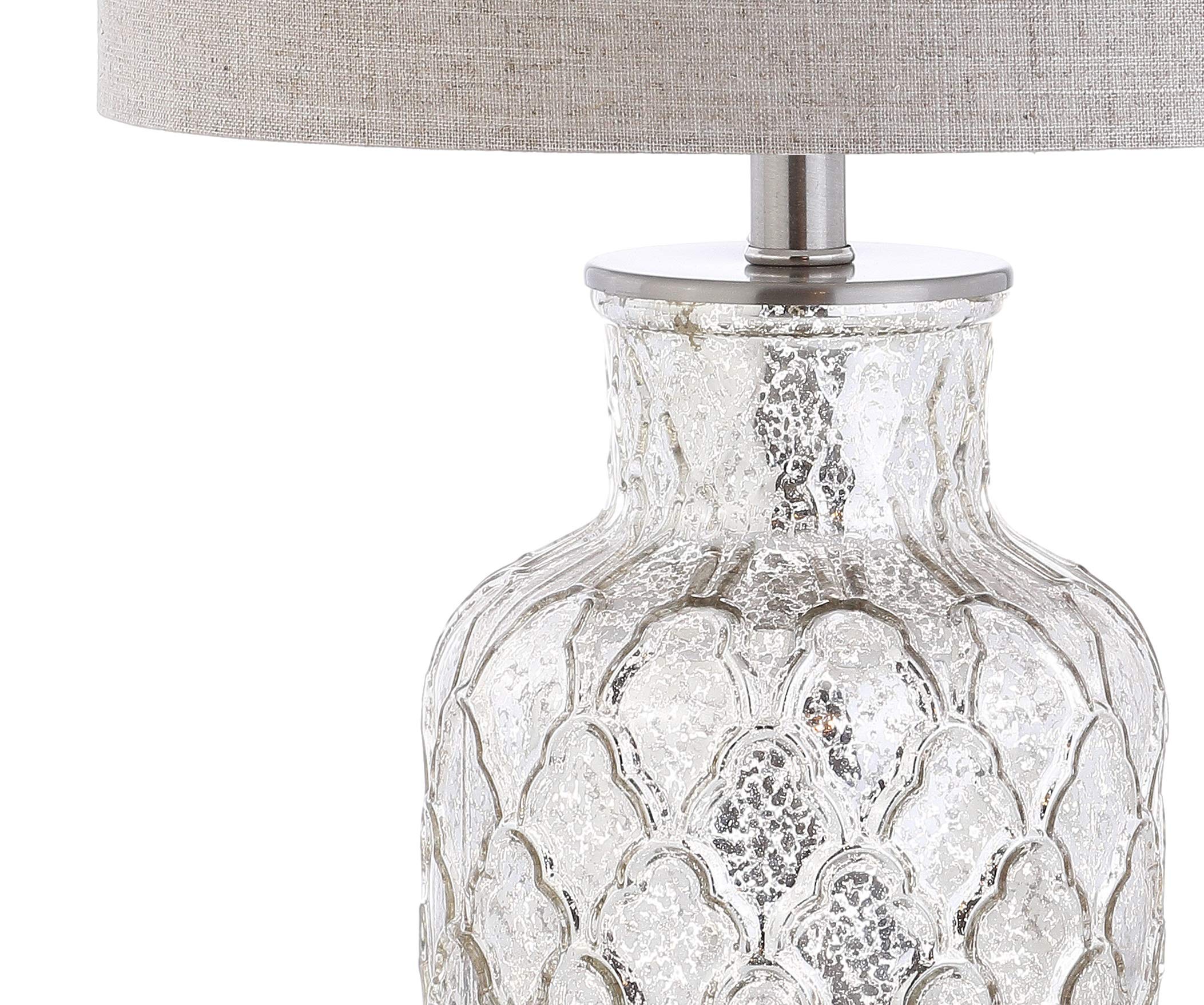 JONATHAN Y JYL1075A-SET2 Set of 2 Modern LED Glass Table Lamps - 24.5