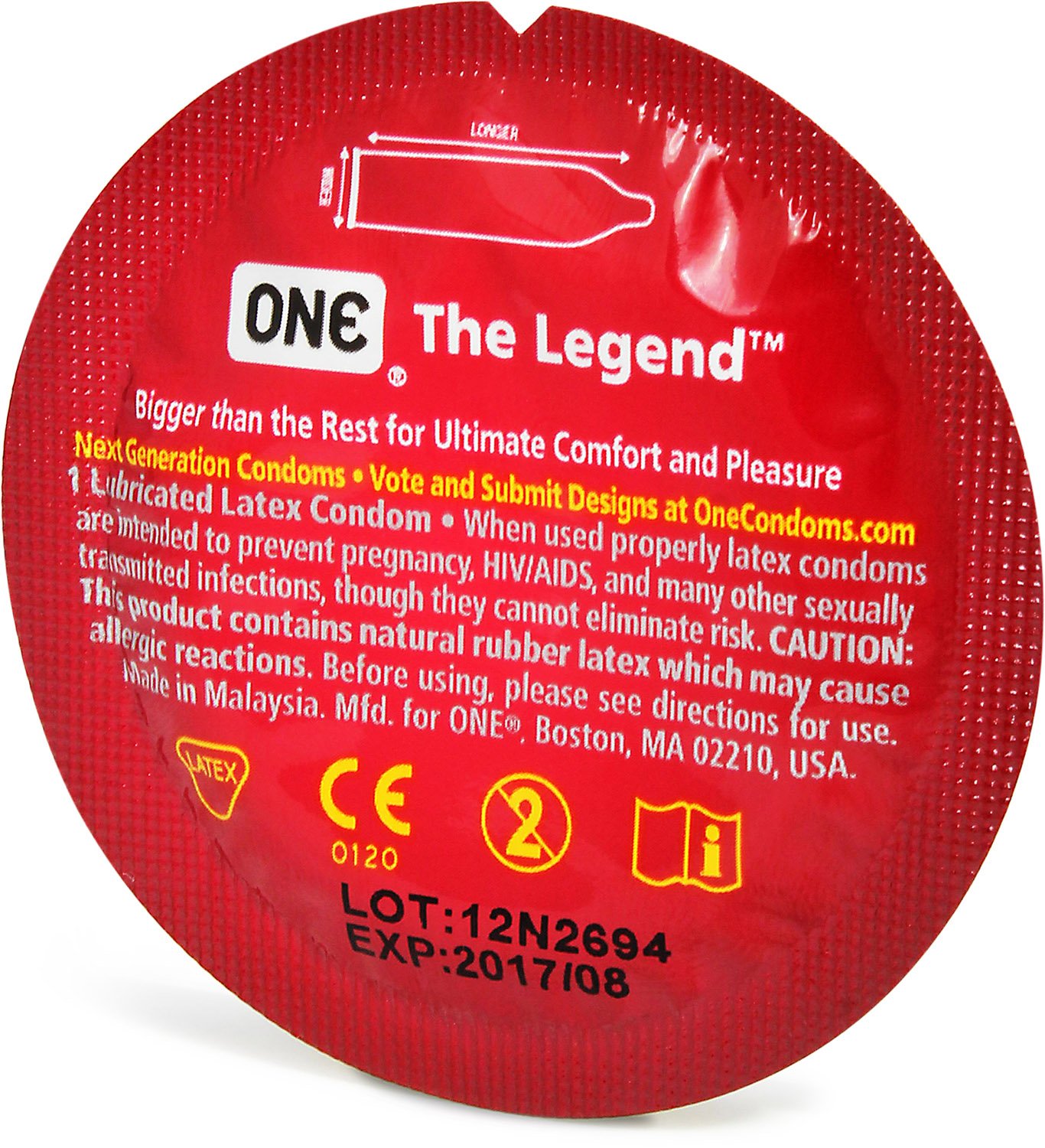 One The Legend Extra Large Condoms Bulk 24 Pack - Ultra Thin & Strong Latex for Maximum Comfort & Protection - Perfect for Couples & Safe Intimacy