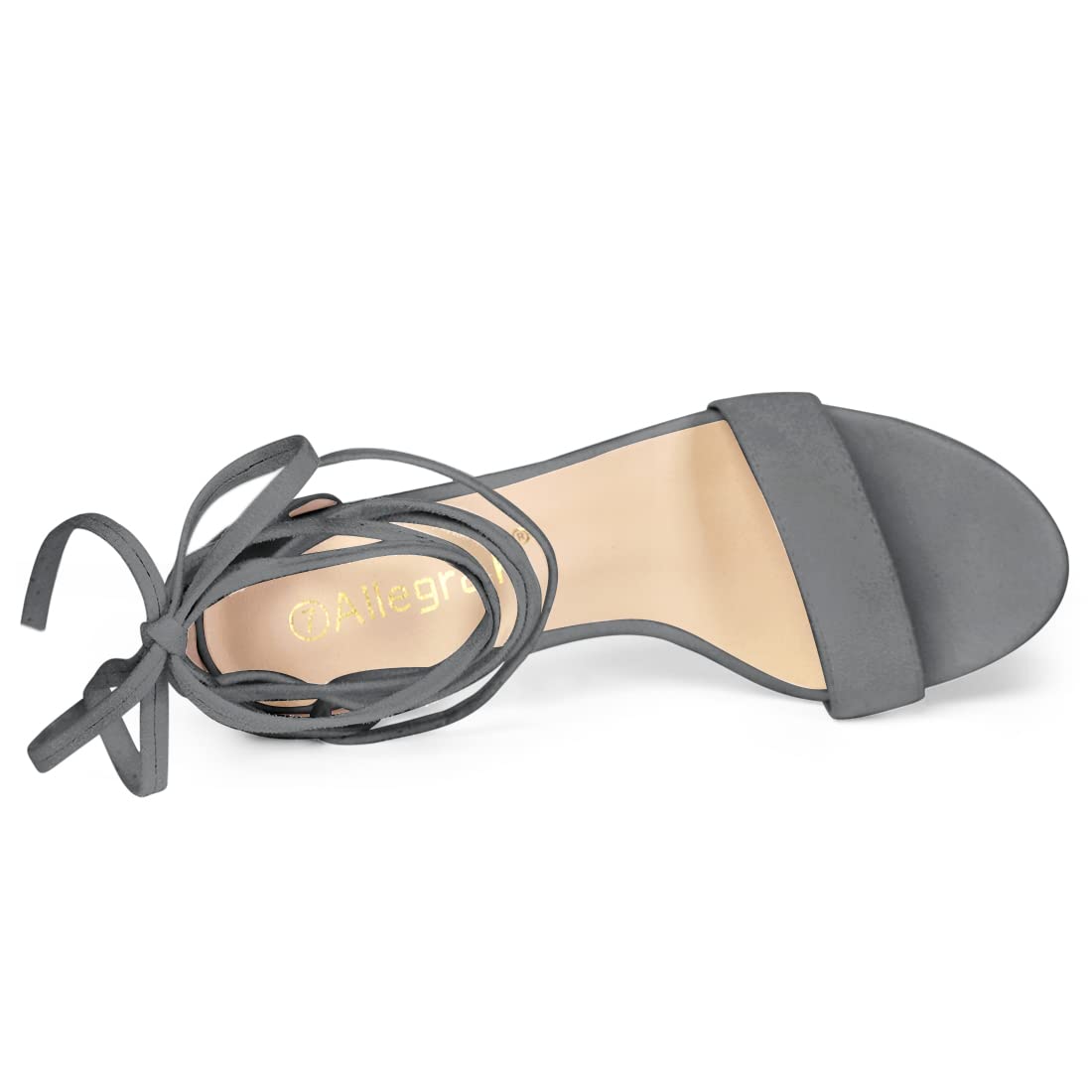 Allegra K Women's Strappy Tie-Up Chunky High Heel Sandals - Sexy Summer Dress Shoes for Weddings, Parties & Night Out
