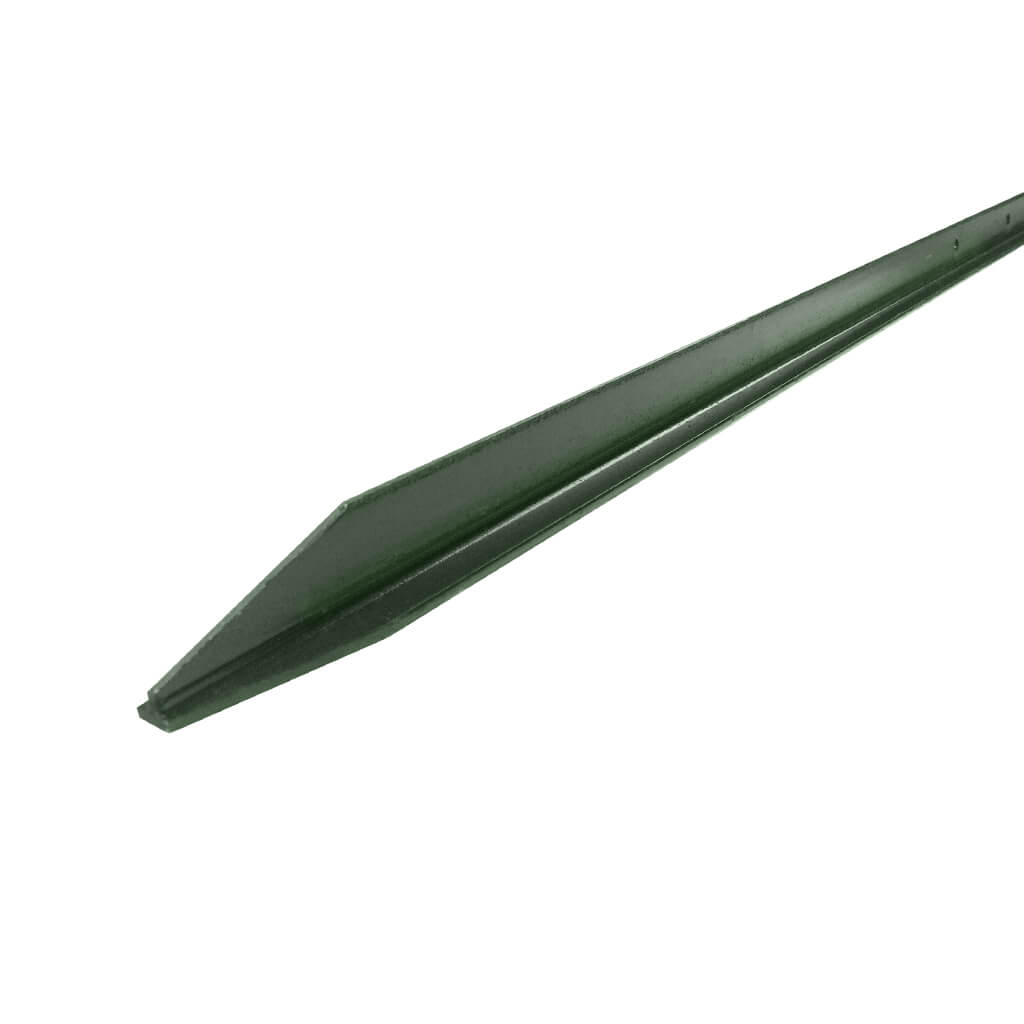 DuraDrive 7 ft Heavy Duty Metal T-Shaped Fence Post - Galvanized Steel Ground Stakes for Chain Link, Farm, and Garden Fencing - Perfect for Backyard, Agricultural, and Property Boundary Use