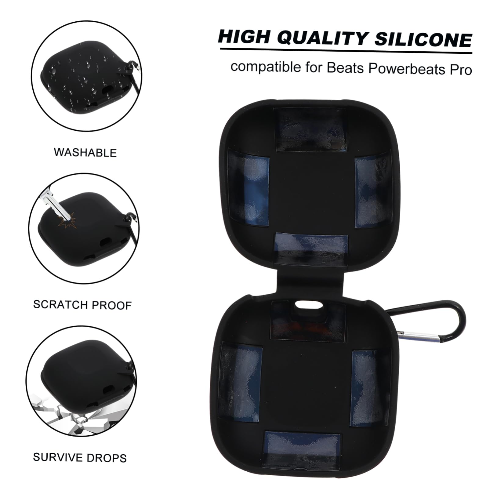 Uonlytech 1pc Hard Protective Earphone Case Cover for Headphones Headsets Earpieces - Perfect for Travel, Gym, and Daily Storage Protection