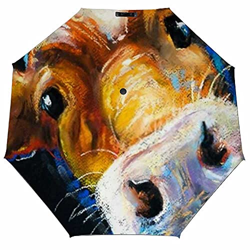 Pastel portrait painting of cow Modern Art