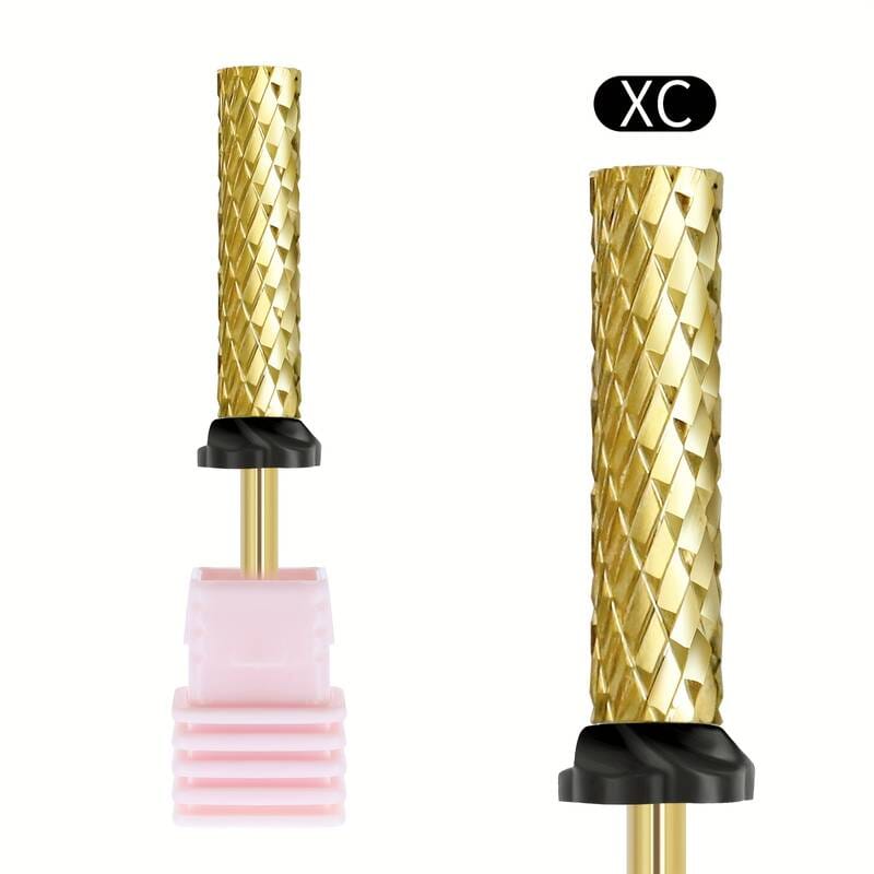 Professional Extra Long Barrel Tungsten Carbide Nail Drill Bit for Acrylic & Gel Nails - Perfect for Salon, Home Manicure & Pedicure Use