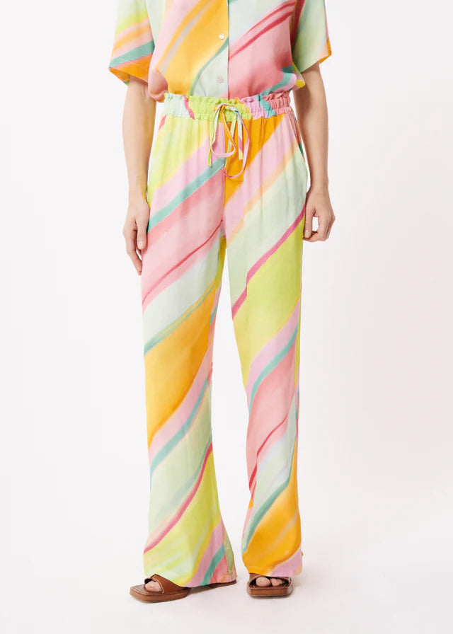 PACANIER Wide Leg Pants for Women - Multicolor High Waisted Flowy Trousers - Perfect for Casual Wear, Office Outfits & Summer Vacations