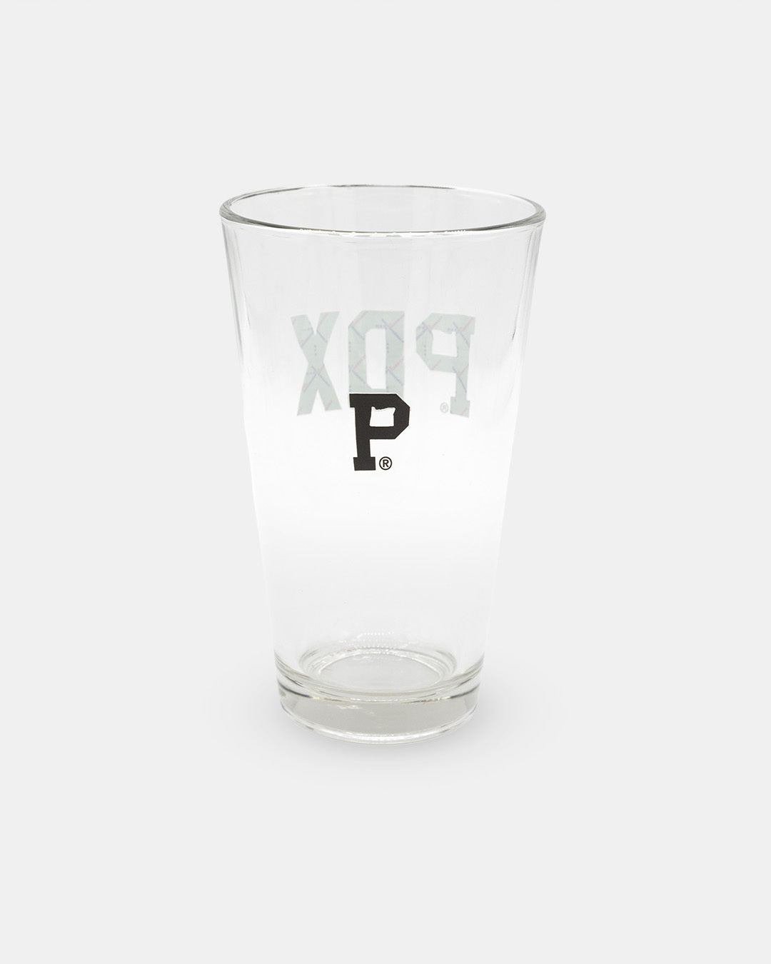 Premium Pint Glass with PDX Carpet Design - Durable Beer Glass for Home Bars, Pubs & Parties - Perfect for Craft Beer, Cocktails & Beverages