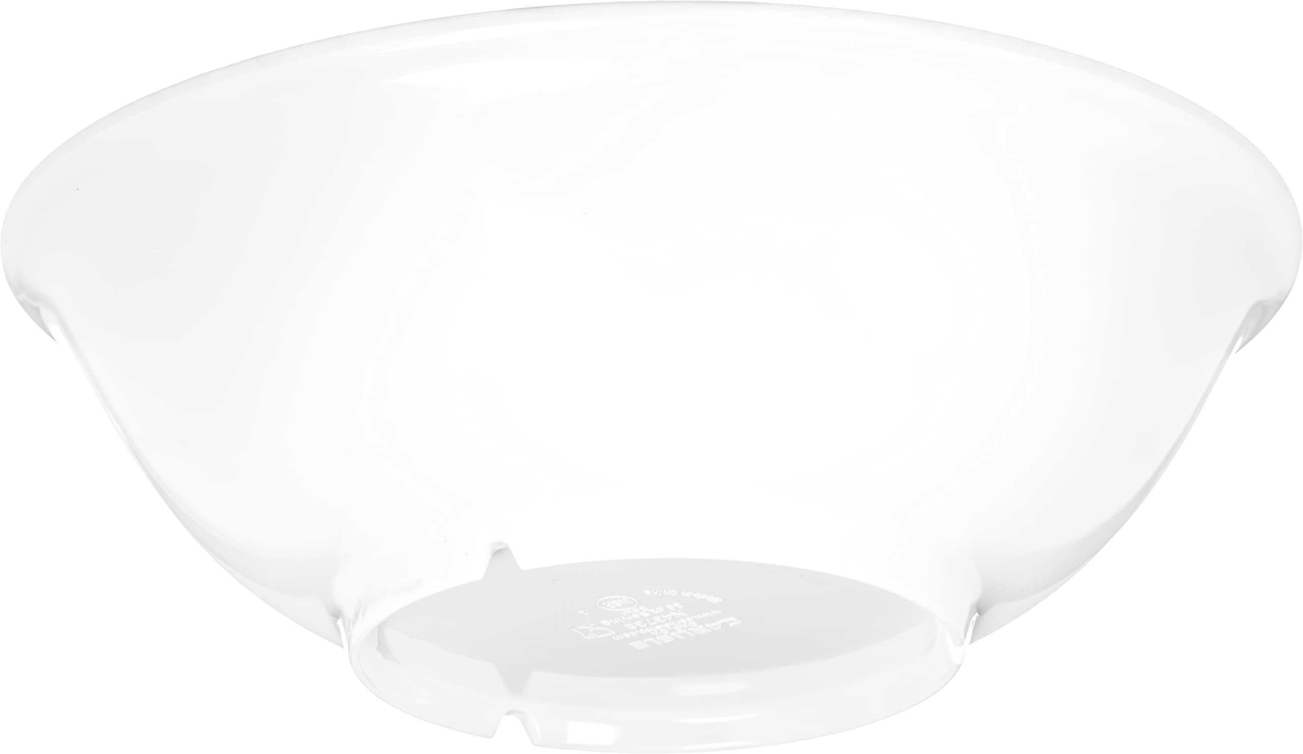 Carlisle FoodService 36oz White Melamine Reusable Plastic Footed Bowl - Durable for Home, Restaurant & Catering Use - Perfect for Salads, Soups & Desserts
