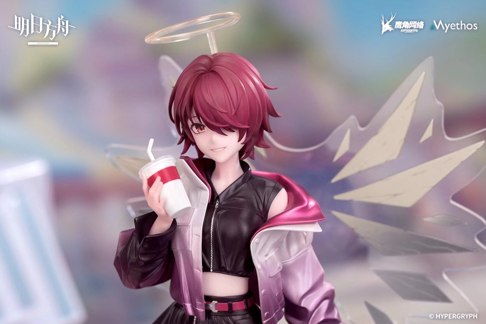 Myethos Studio Licensed Arknights Exusiai Figure (Gift+ Series) - Anime Collectible for Fans, Perfect for Display in Home or Office