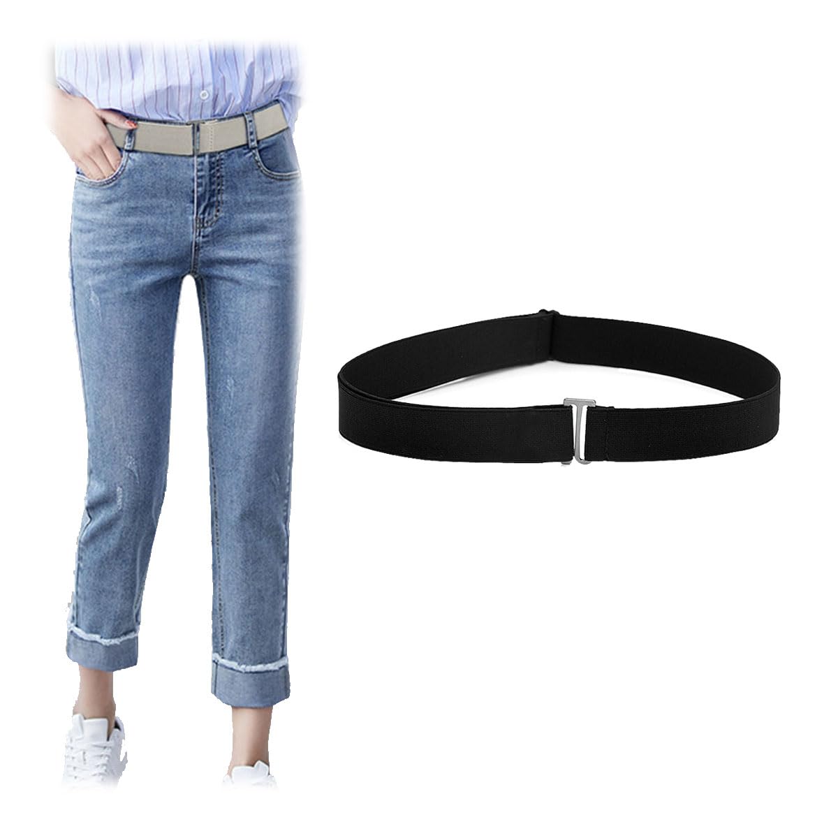 Adjustable Sweater Tuck Band for Women - Stretchy Elastic Waist Belt for Bulky Sweaters | Perfect for Layering, Tucking Oversized Sweaters & Creating Flattering Silhouettes