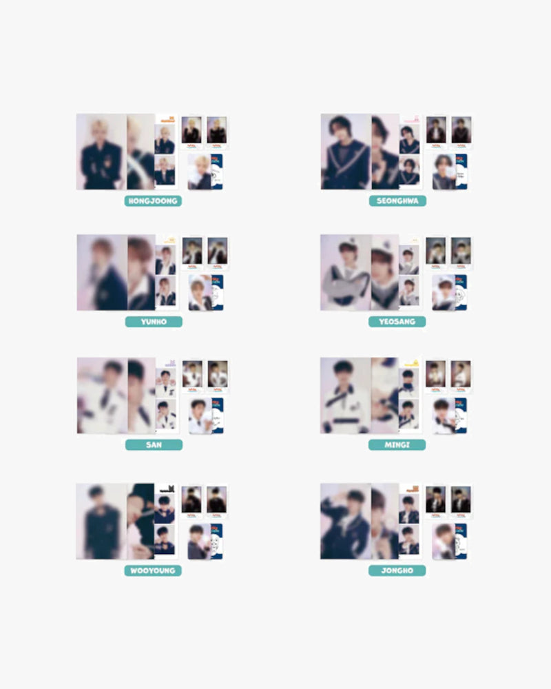 ATEEZ [ANITEEZ IN ILLUSION] Official Photocard Set - K-Pop Collectible Merchandise for Fans & Album Display
