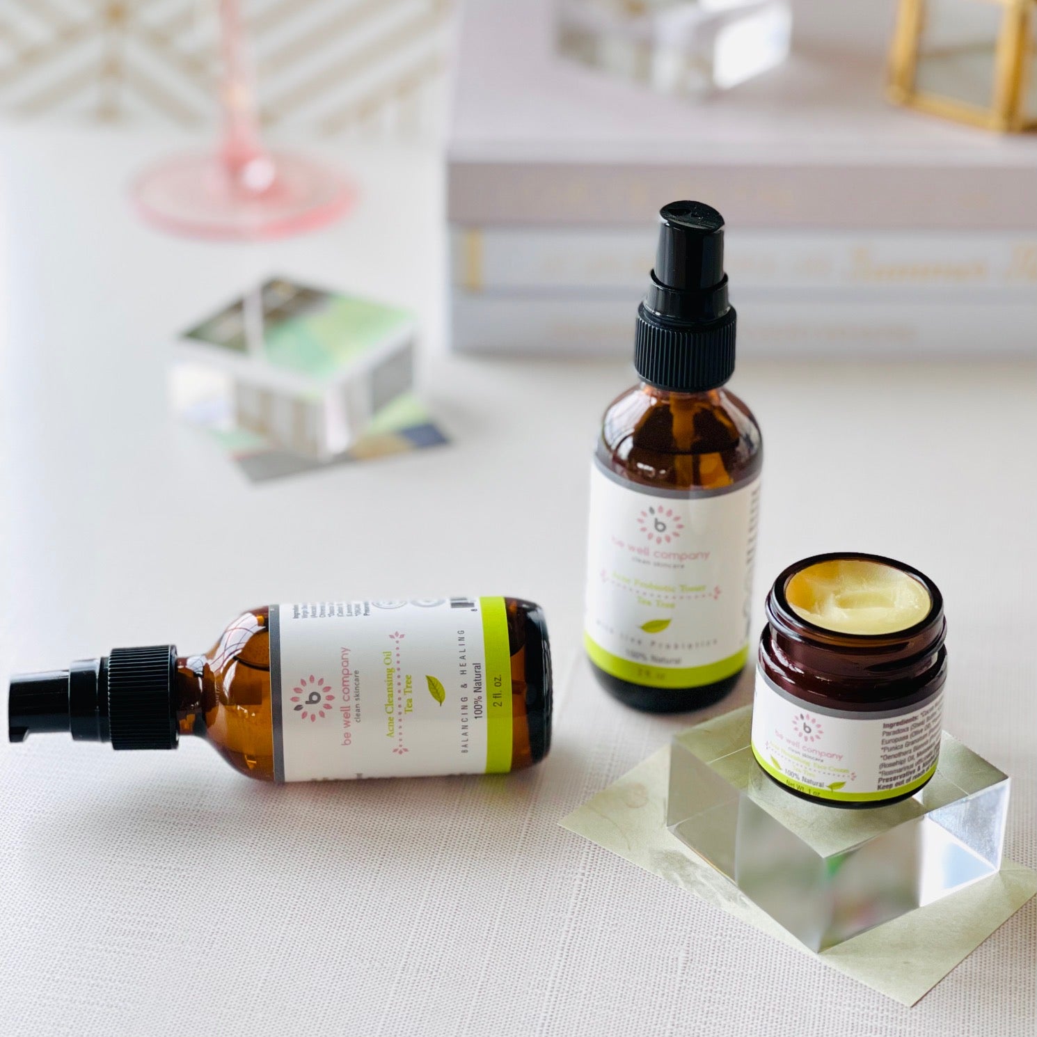 Tea Tree Acne Face Kit for Clear Skin - Acne Treatment Set with Natural Ingredients for Oily & Sensitive Skin | Perfect for Daily Skincare Routine & Blemish Control