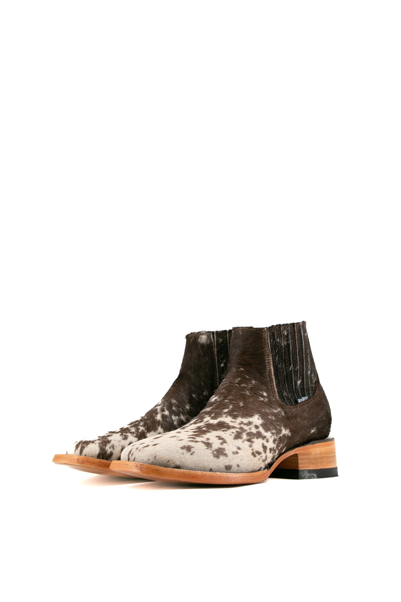 Men's Genuine Cowhide Square Toe Ankle Boots - Size 8 (GM62) - Comfortable & Durable for Casual Wear, Work & Outdoor Activities