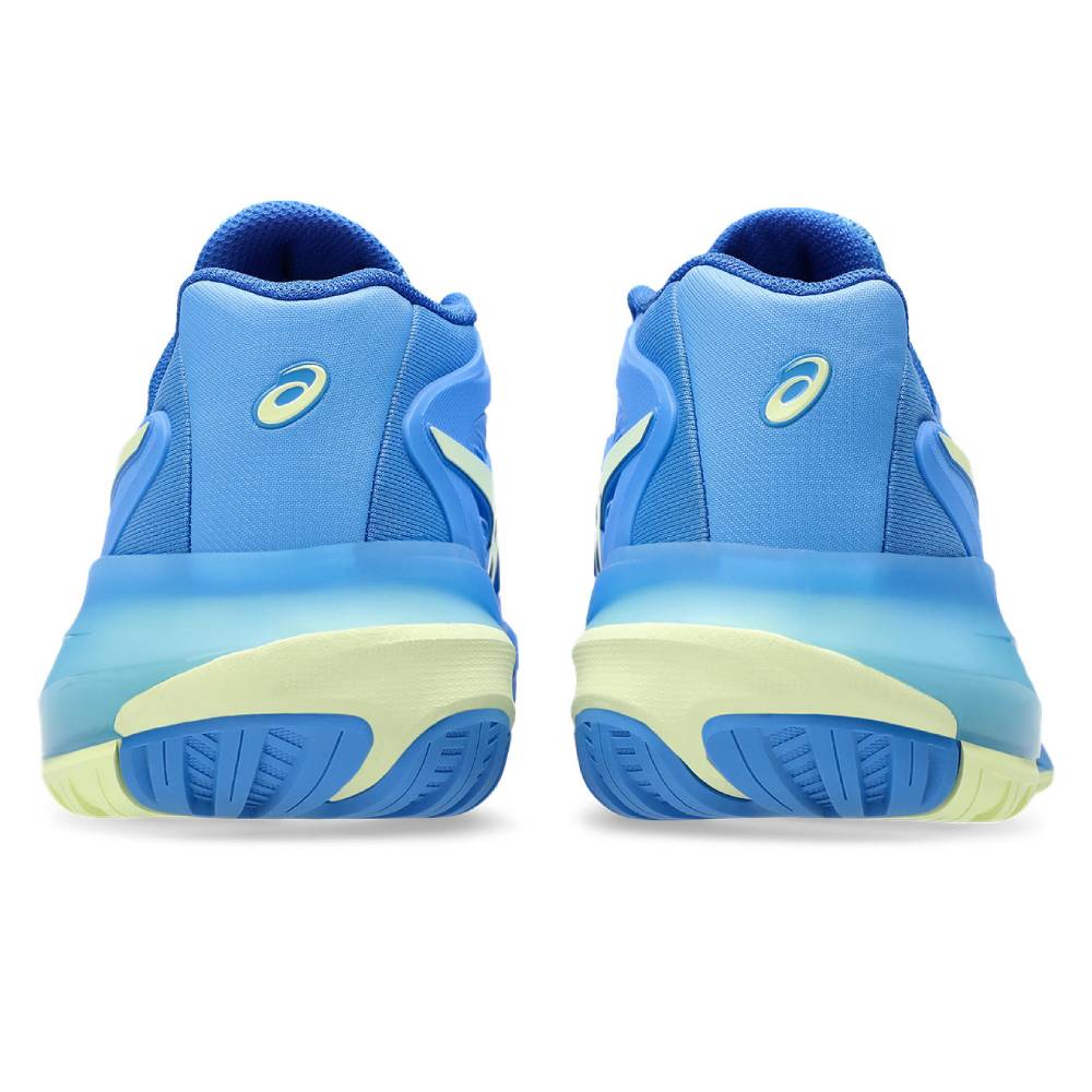 ASICS Gel Resolution X Women's Tennis Shoes - Lightweight & Supportive Court Shoes for Women in Blue Coast/Huddle Yellow | Perfect for Competitive Matches & Training Sessions