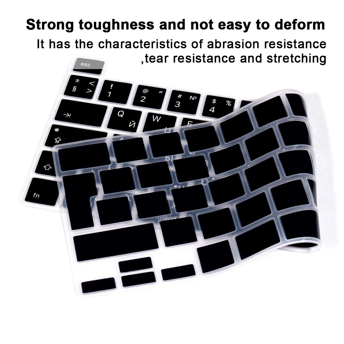 Russian Language Silicone Keyboard Cover for MacBook Pro 16