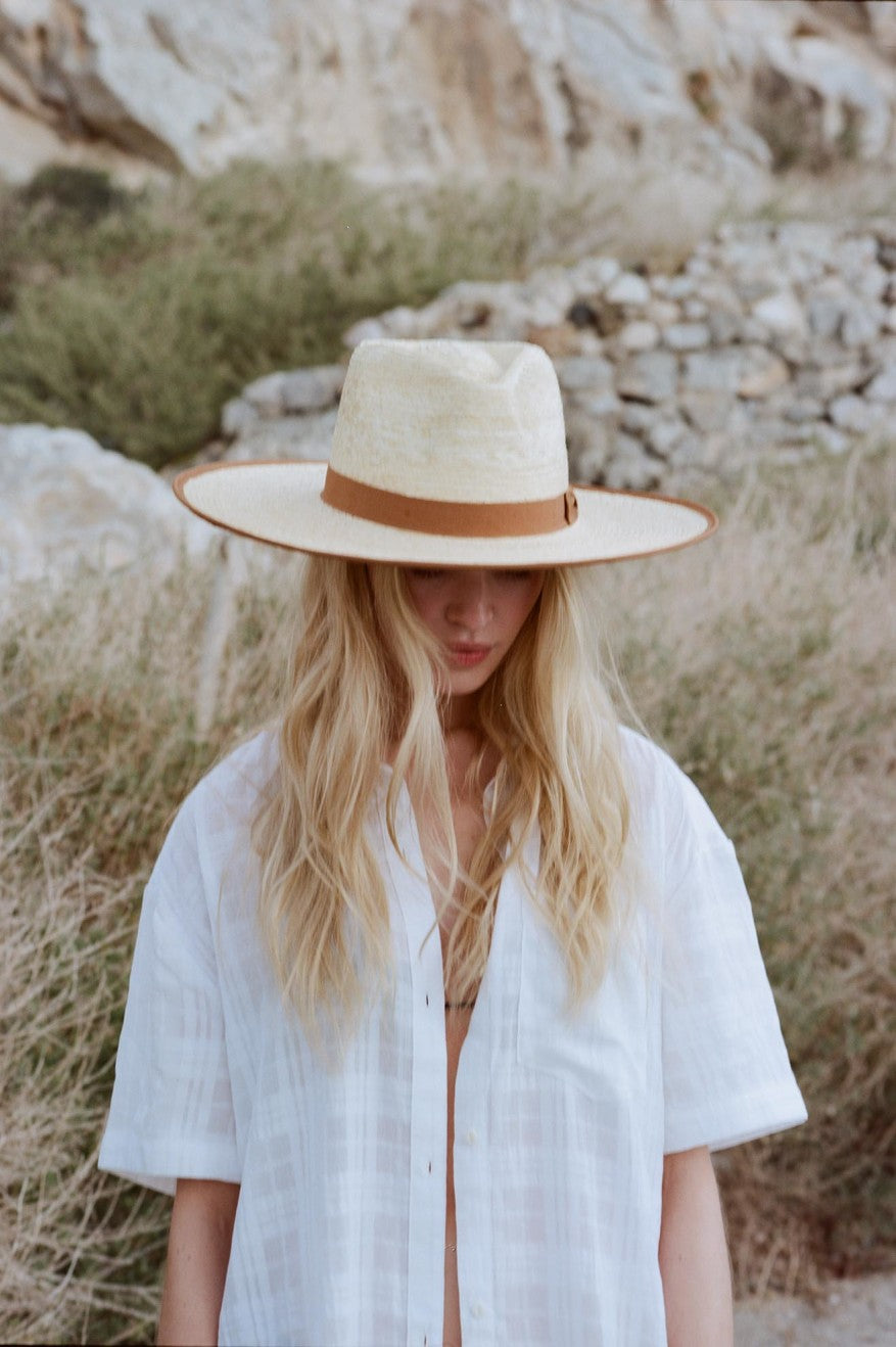 Jo Straw Rancher Hat - Limited Edition Natural Cowboy Hat for Women & Men - Perfect for Western Rides, Outdoor Adventures & Summer Fashion