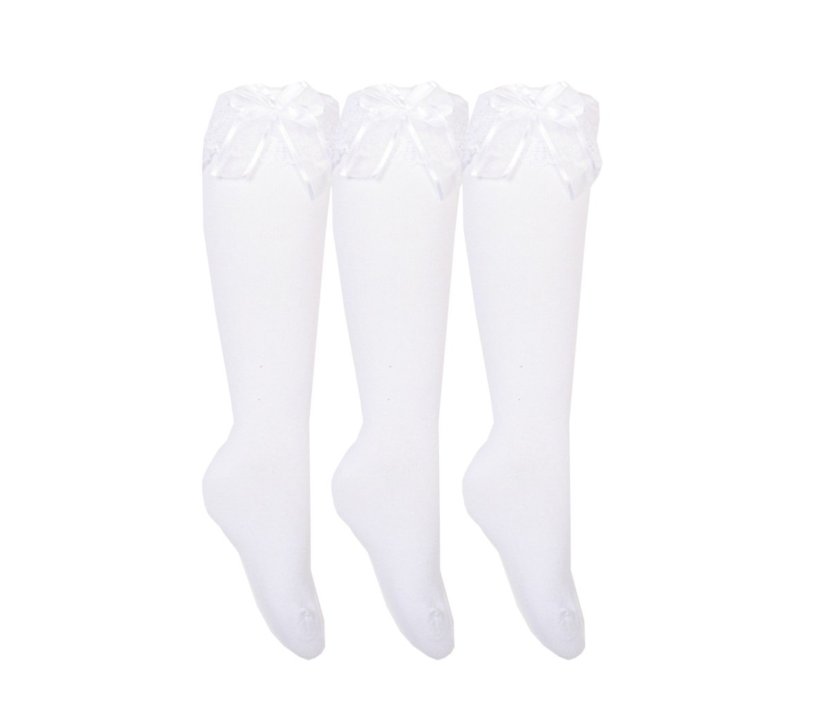 Cute Lace Ruffle Ankle Socks for Girls - Princess Dress Socks for Toddlers to Teens (2-12 Years) - Perfect for School, Parties & Special Occasions