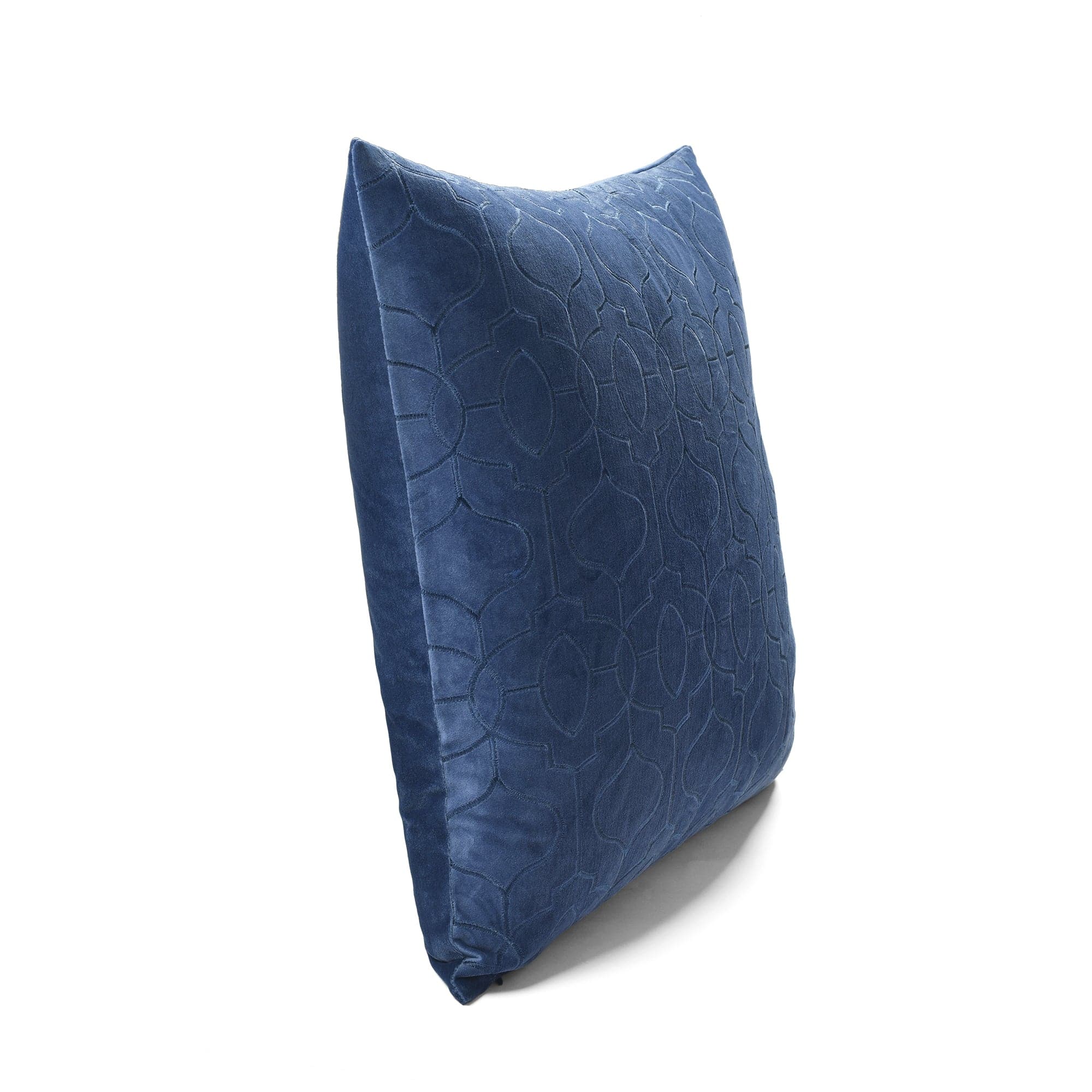 Velvet Geo Decorative Pillow Cover - Modern Geometric Throw Pillow Case for Sofa, Bed & Home Decor - Soft Luxury Cushion Cover for Living Room, Bedroom