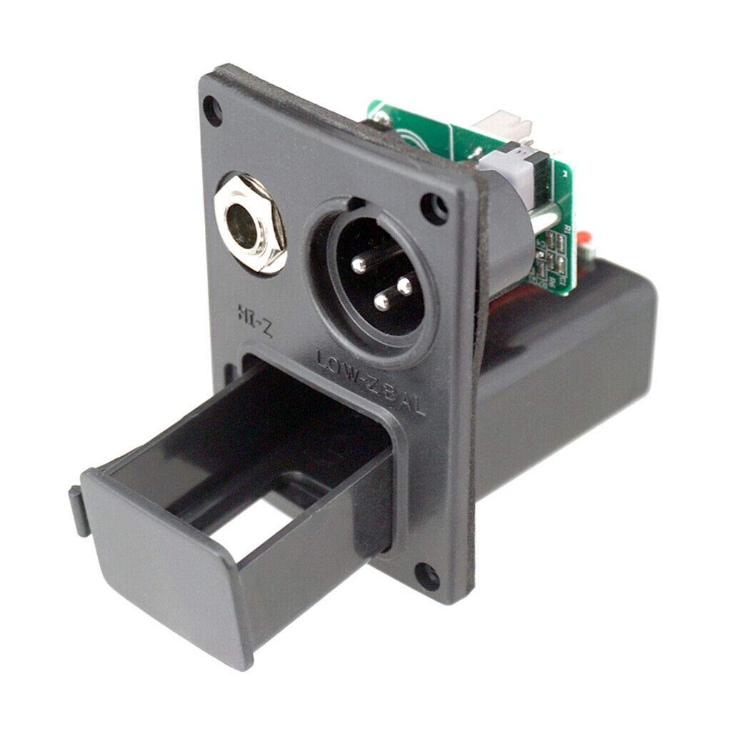 9V Battery Case Holder Cover Box for Active Guitar & Bass Pickup Electronics - Durable Replacement Part for Guitarists & Musicians - Perfect for Live Performances & Studio Recording