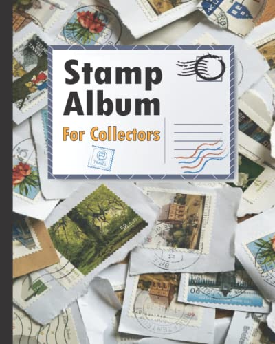Stamp Collecting Album for Beginners & Adults - Premium Stamp Collection Catalog Journal, Stamp Identification & Storage Book - Perfect Gift for Kids & Stamp Enthusiasts - Ideal for Hobbyists, Philatelists & Educational Use