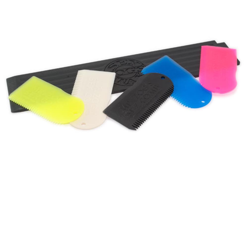 Sex Wax Comb for Surfing - Assorted Colors - Perfect for Surfboard Grip & Hair Styling