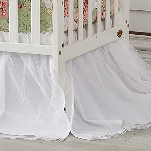 White - Glittering Shimmer Tulle - Double Layer