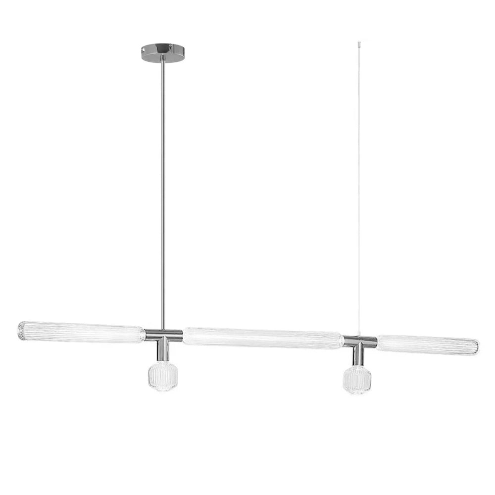 Modern Cipher Pendant Light - Industrial Style Hanging Light Fixture for Kitchen Island, Dining Room & Bedroom Decor