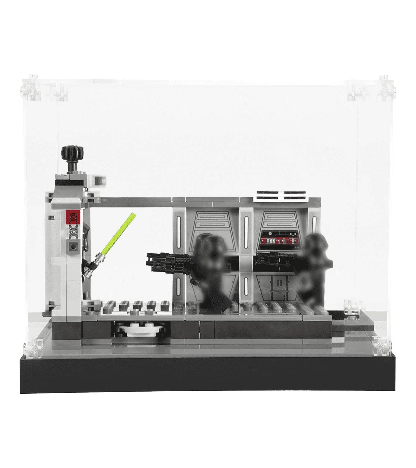 LEGO Star Wars Dark Trooper Attack 75324 Display Case - Premium Acrylic Showcase for Collectible Building Sets - Perfect for Home Decor, Office Display & Gift Giving