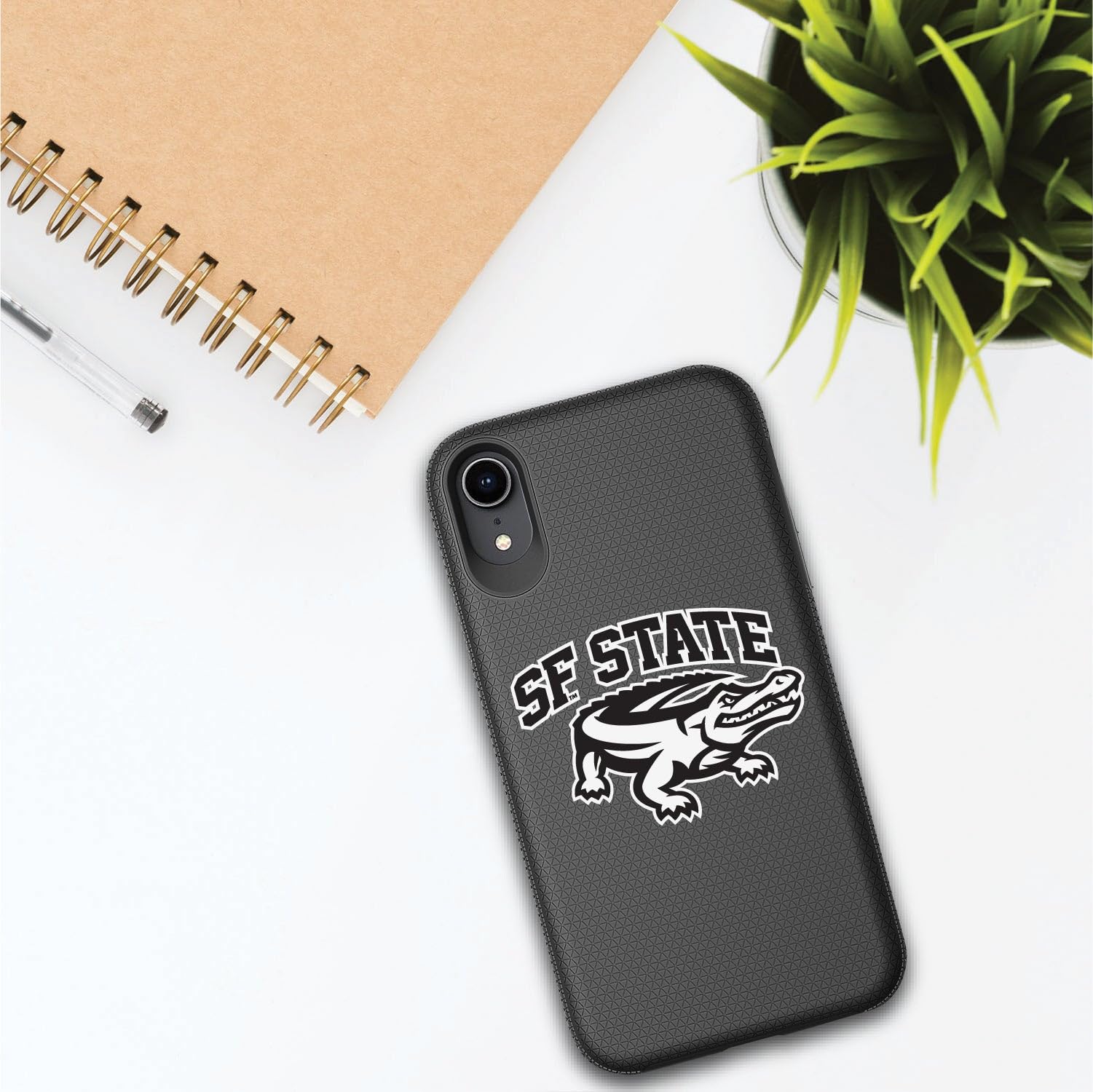OTM Essentials Durable Shockproof Phone Case for iPhone 12/12 Pro | San Francisco State University Design | Perfect for College Students & Outdoor Activities