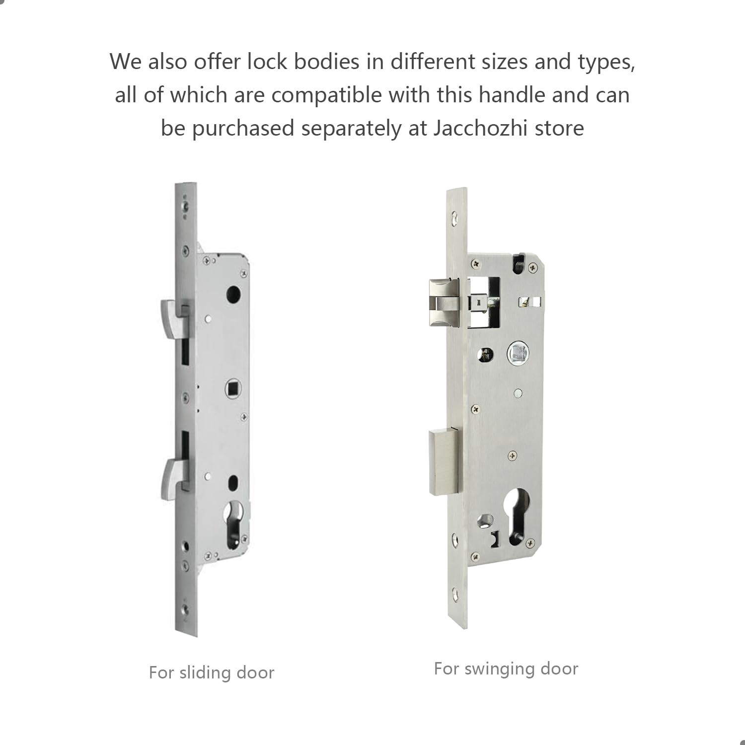 Smart Sliding Glass Door Lock - Waterproof Keyless Entry with WiFi, Bluetooth & Fingerprint - Aluminum Digital Keypad Mortise Lock with Handle (Black, Large) - Perfect for Patio, Balcony & Home Security