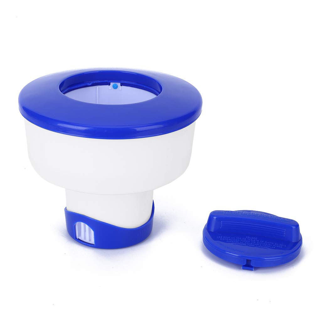 Adjustable Floating Chemical Dispenser for Pool & Spa - Foldable, Durable Design for Easy Chlorine & Chemical Distribution | Perfect for Inground & Above Ground Pools, Hot Tubs