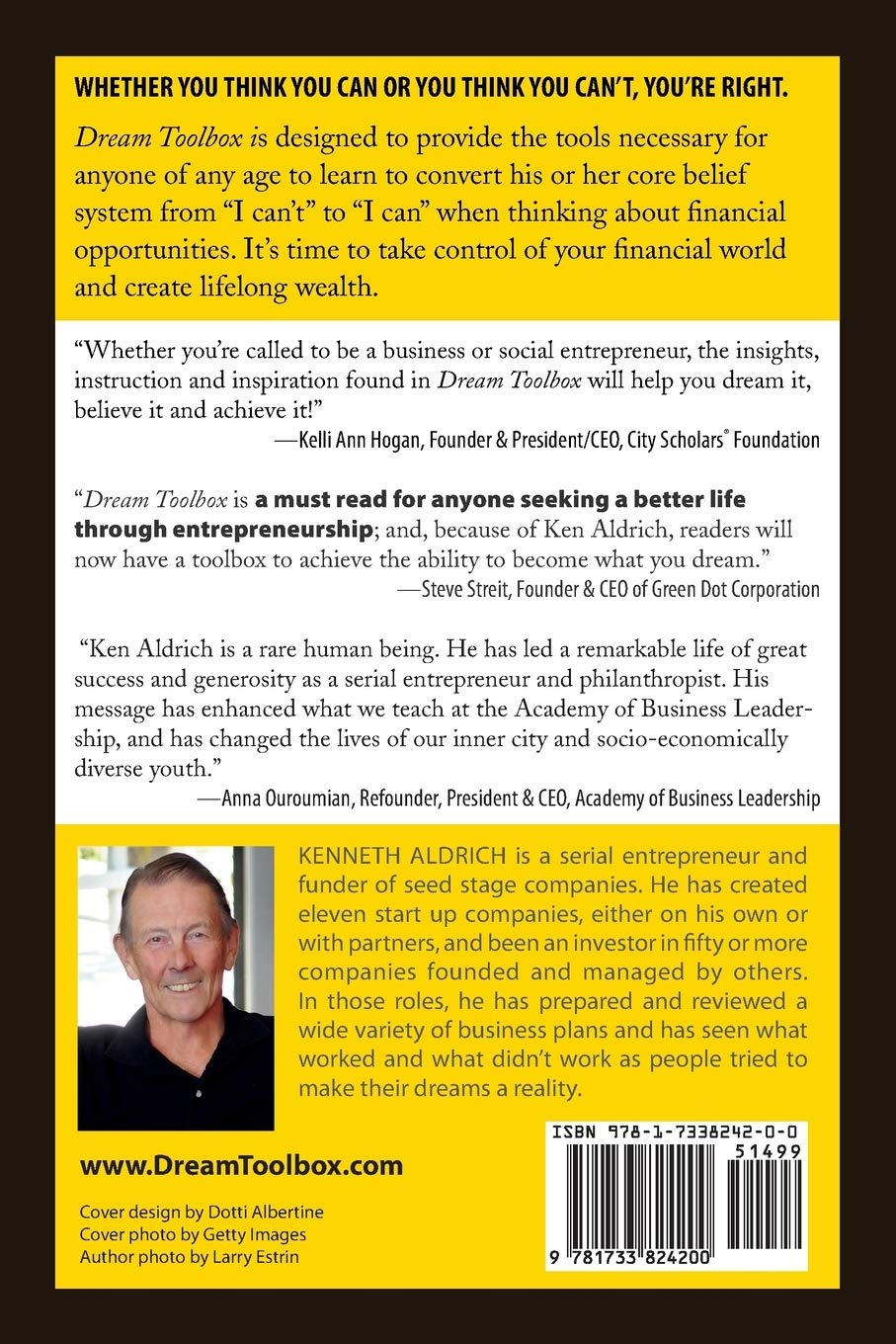 Dream Toolbox: Build an Entrepreneurial Mindset & Achieve Financial Freedom - Perfect for Business Owners, Startups & Personal Development