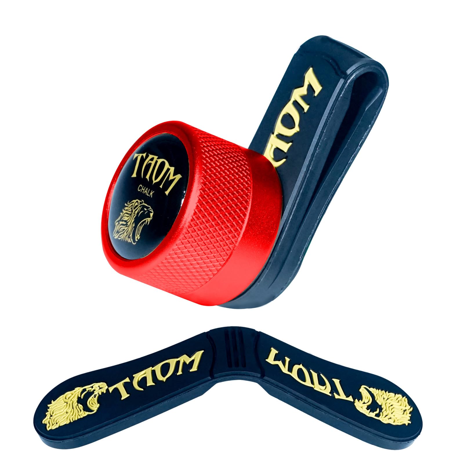 **TAOM Round Magnetic Pool Chalk Holder - Portable Billiard Chalk Cube Case for Cue Tips | Durable Snooker & Pool Table Accessories | Perfect for Home, Bar, and Professional Game Rooms**