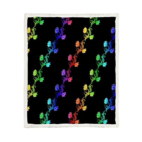 Rainbow Flower Pattern
