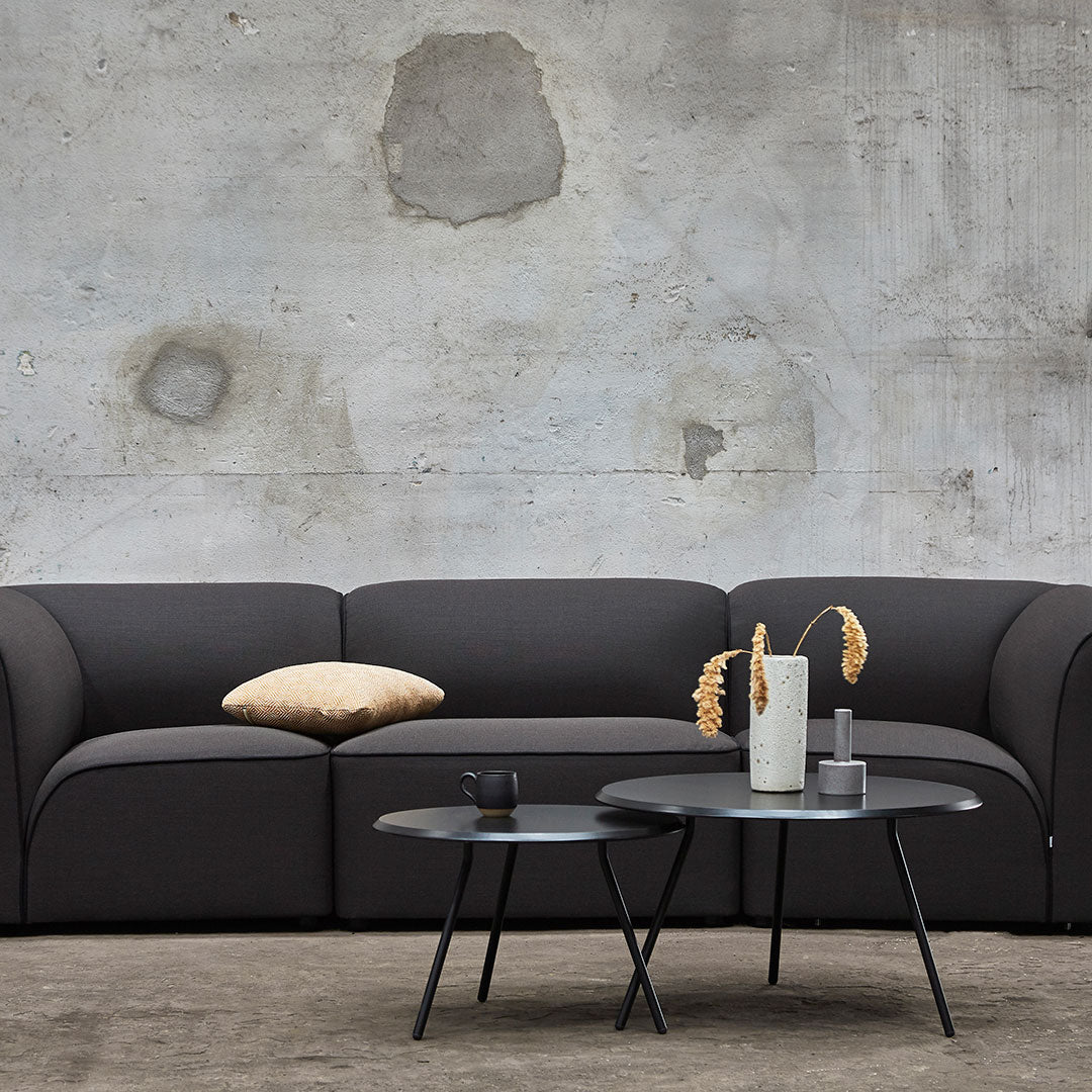 Flora 3-Seater Sofa - Modern Fabric Couch for Living Room, Lounge & Apartment | Comfortable Sectional Sofa with Soft Cushions | Perfect for Family Gatherings, Movie Nights & Relaxation