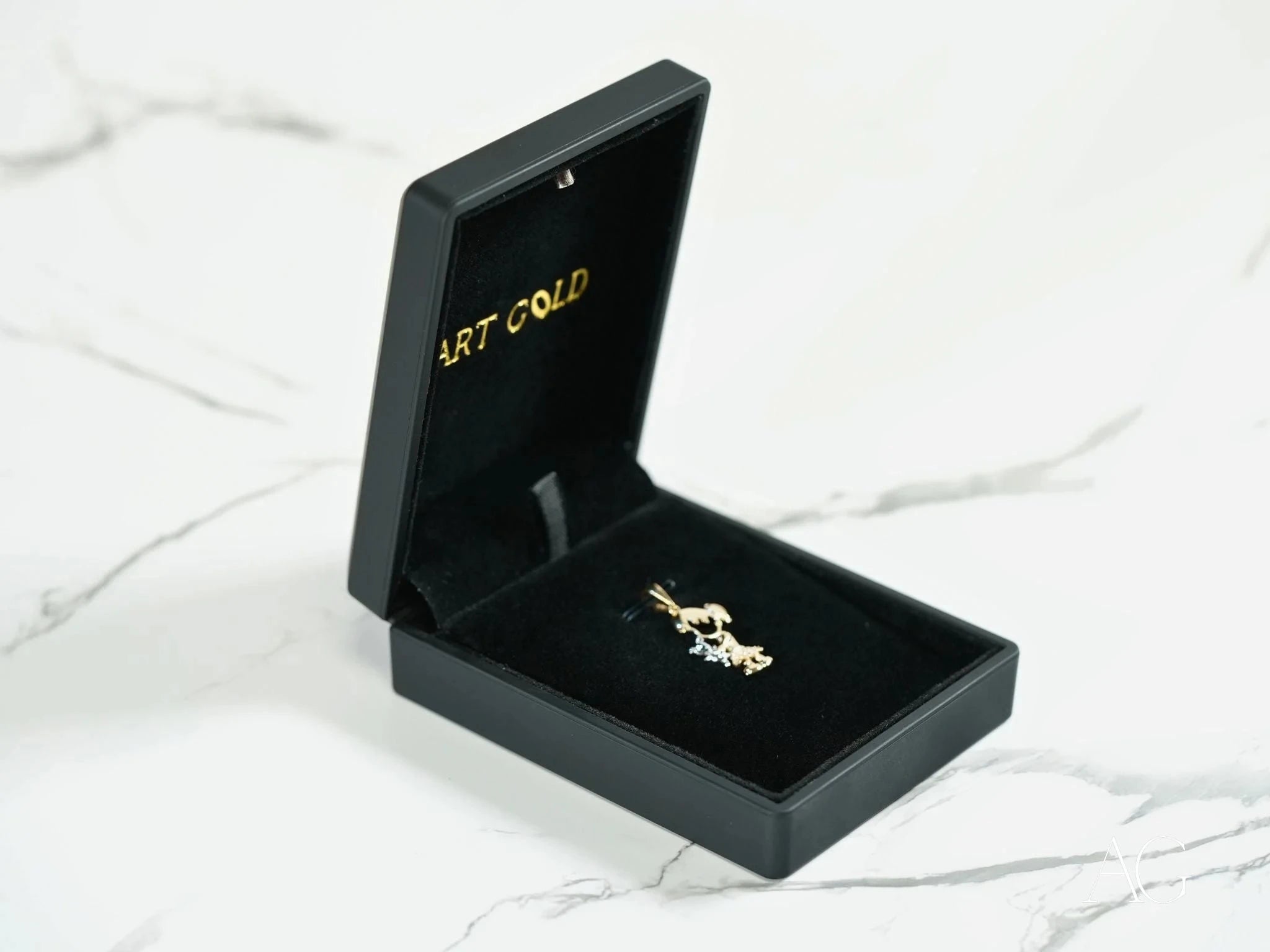 Golden Treasure Boy or Girl Pendant Necklace - Elegant Baby Keepsake Jewelry for Christening, Baptism & Newborn Gifts | Perfect for Baby Showers, First Birthday & Special Occasions
