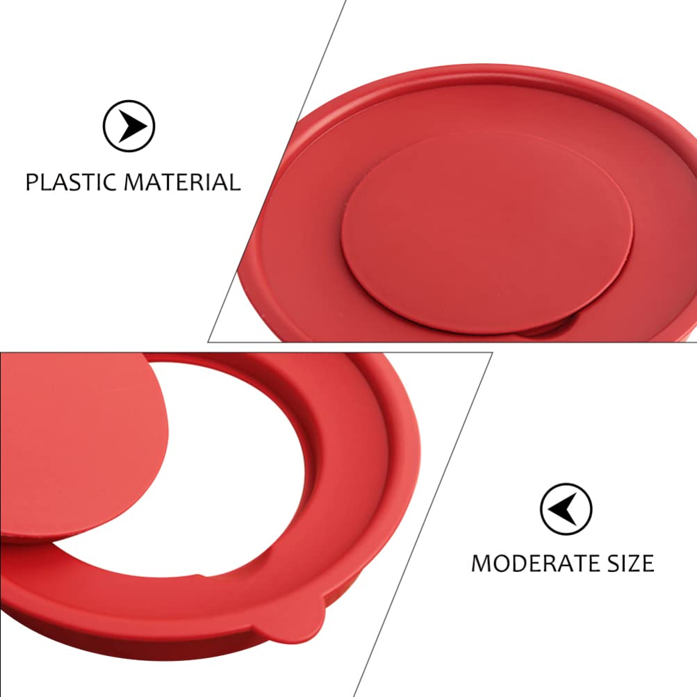Hemoton Plastic Egg Bowl Cover with Lid - Anti-Slip Whisk Cream Cover, Egg Basin Protector for Kitchen, Restaurant & Baking - Ideal for Cooking, Pie Crust Protection & Food Storage
