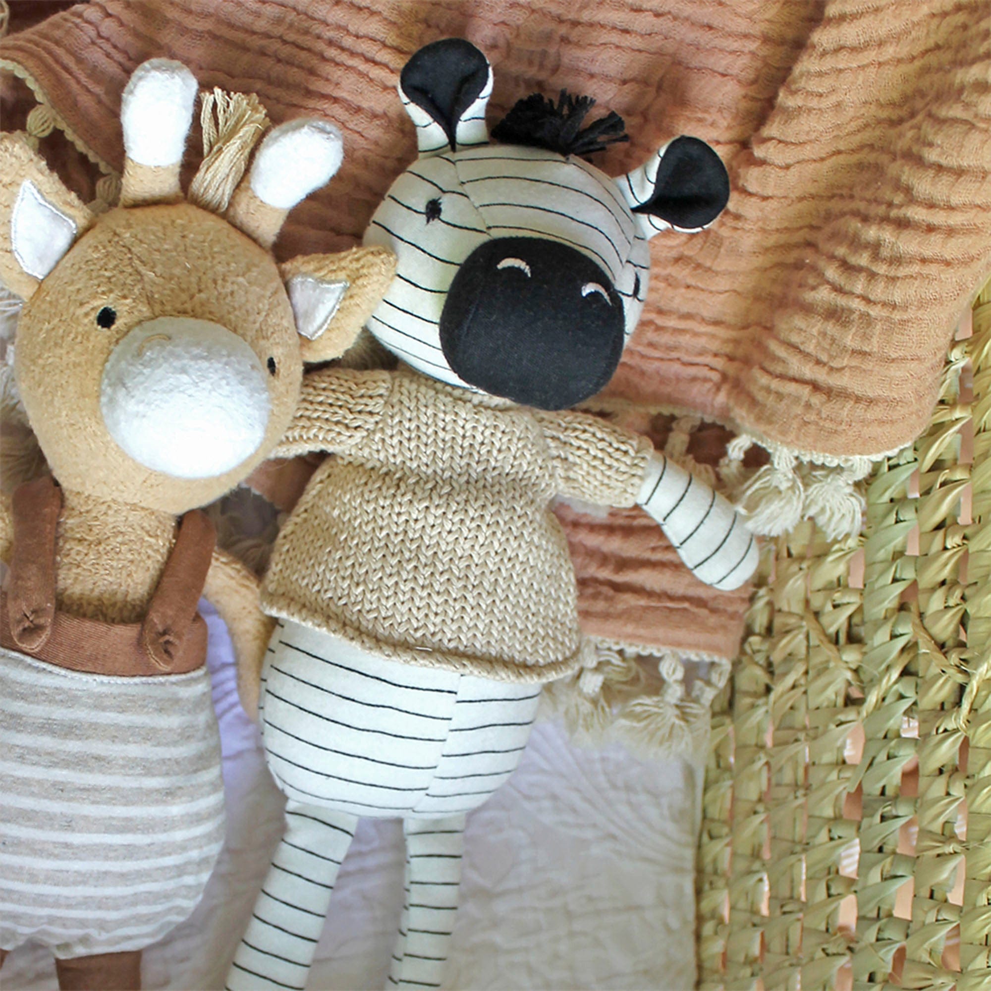 Cute Zulu Zebra Plush Stuffed Animal Toy for Babies & Toddlers - Soft Cuddly Nursery Decor, Baby Shower Gift, and Comfort Toy for Kids